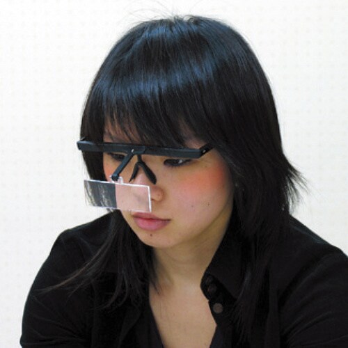 メガネ型ルーペ