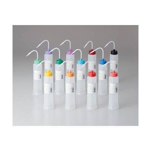 NT洗浄瓶 カラーキャップB−II型スリム