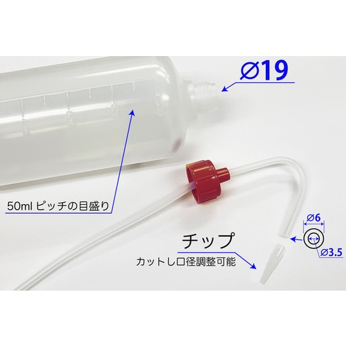 NT洗浄瓶 カラーキャップ