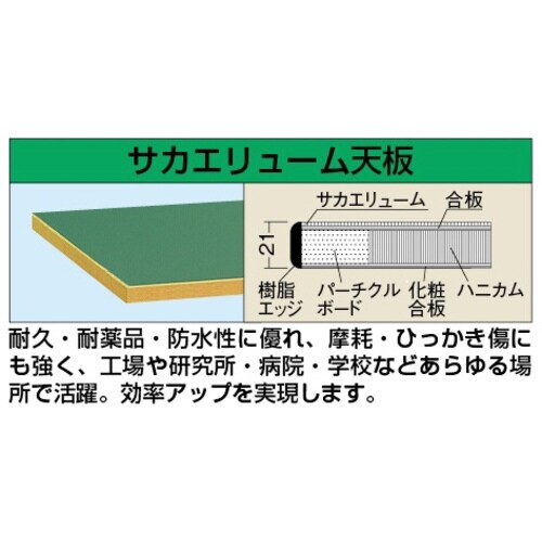 軽量作業台KKタイプ(SVEキャビネット付)