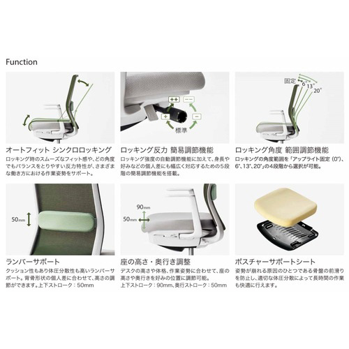 モネット背S肘無S無L無本体LG座LG背YEV