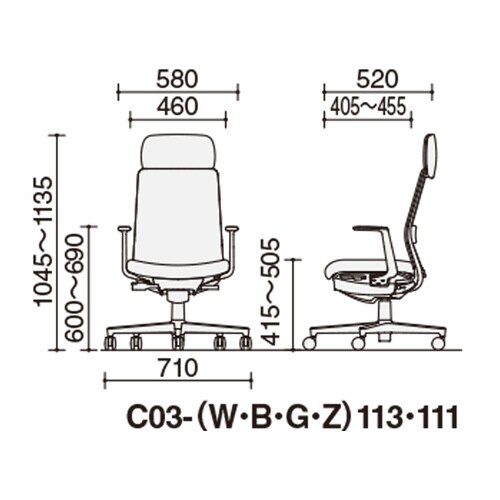 モネット背M L肘S有L有本体LG座LG背LGW