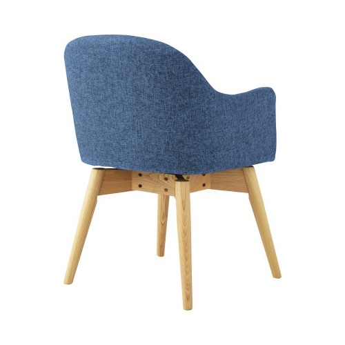 カラメリ回転式チェア ブルー