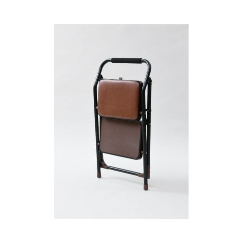 ハンドル付きチェアー踏み台2段