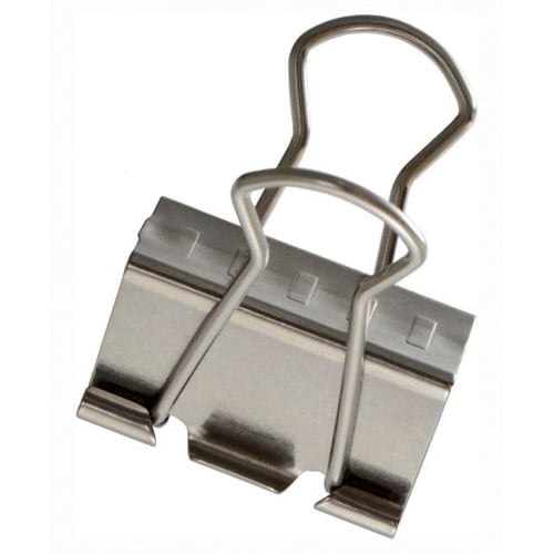 ステンレス 大Wクリップ 1個 シルバー 5枚