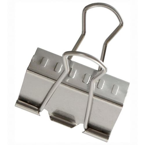 ステンレス 特大Wクリップ 1個 シルバー 5枚