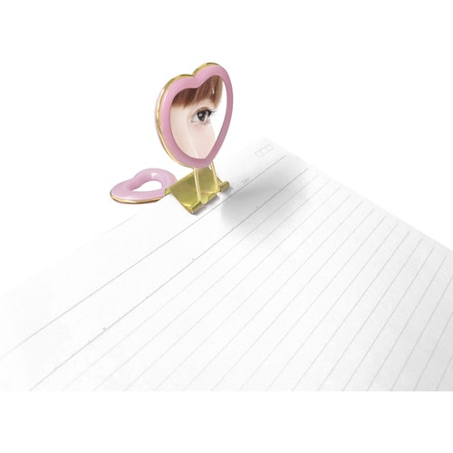 ハートミラークリップ 1個 5枚