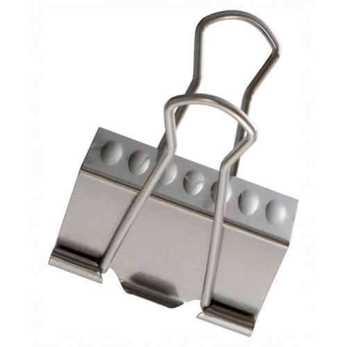 ステンレス 超特大Wクリップ 1個 シルバー 5枚