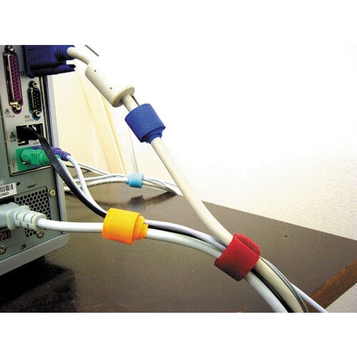 ケーブルタイ カラーMIX 4本入 5枚