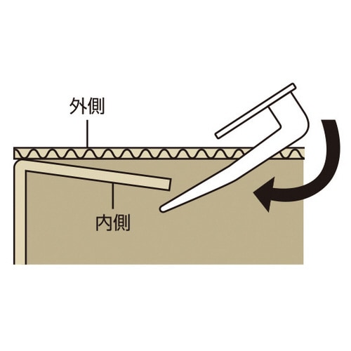 ダンボールロック 白 5コ入 5枚