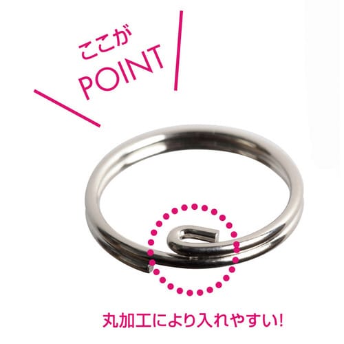 いれやすい二重リング Φ16mm 6本入 5枚