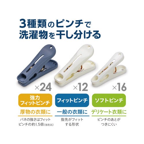 干し分け角ハンガー52NEO×4