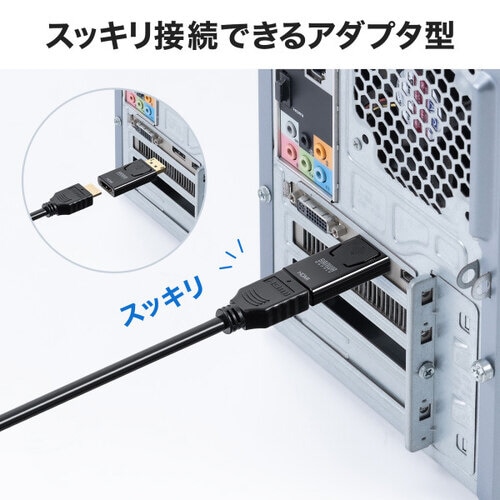 DisplayPort−HDMI 変換アダプタ
