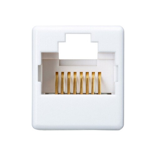 RJ−45中継アダプタ カテゴリ6A