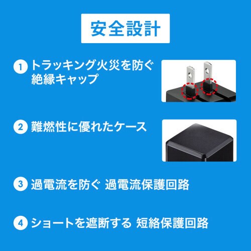 キューブ型USB充電器
