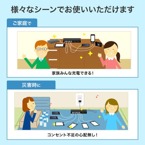 USB充電器 ACA−IP68