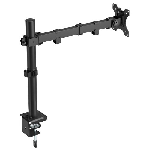 水平 液晶モニターアーム ブラック