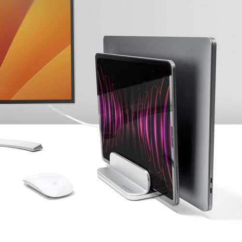 2台用 PCスタンド シルバー