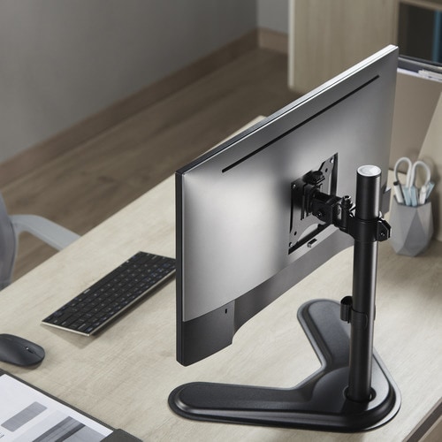 手動昇降液晶モニタースタンド