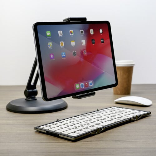 スマホ・タブレット用 アームスタンド ブラック