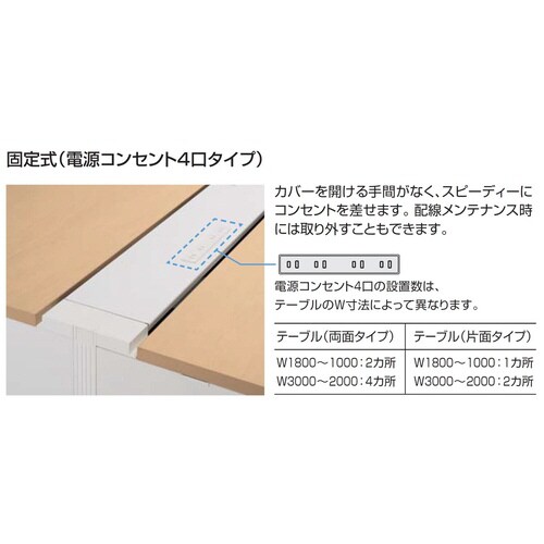 ワークヴィスタ+ 両面D700 基本固定配線カバー