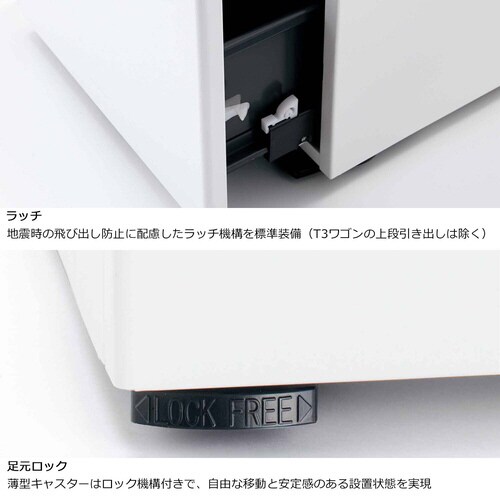 ワゴン GTA A4・2段引き出し