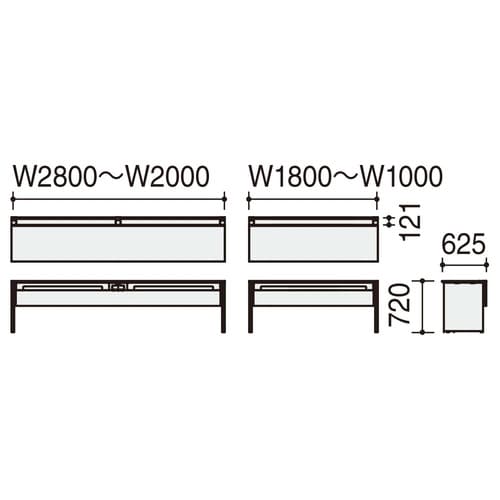 ワークヴィスタ+ 片面D600 基本開閉配線カバー