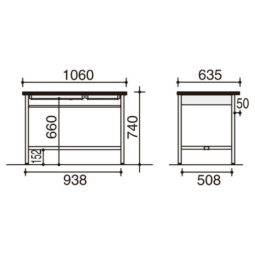 SR型 スタンダードテーブル