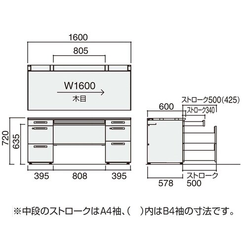 IS 両袖デスクA4B4