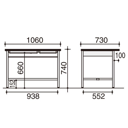 SR型 スタンダードテーブル