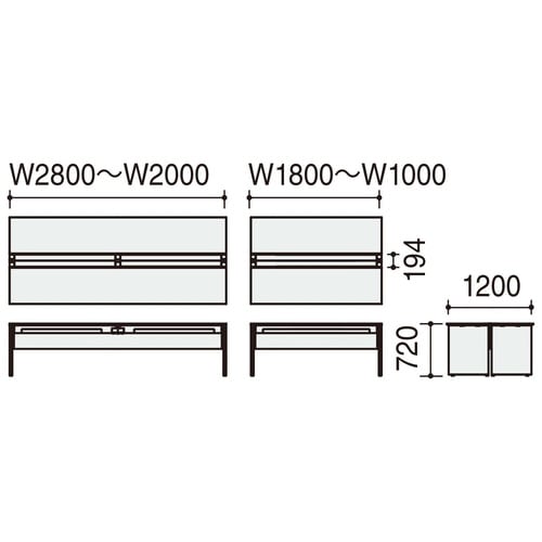ワークヴィスタ+ 両面D600 基本固定配線カバー