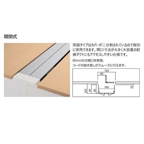 ワークヴィスタ+ 両面D700 基本開閉配線カバー