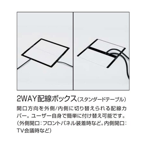 ワークフィット ハイテーブル両面2412