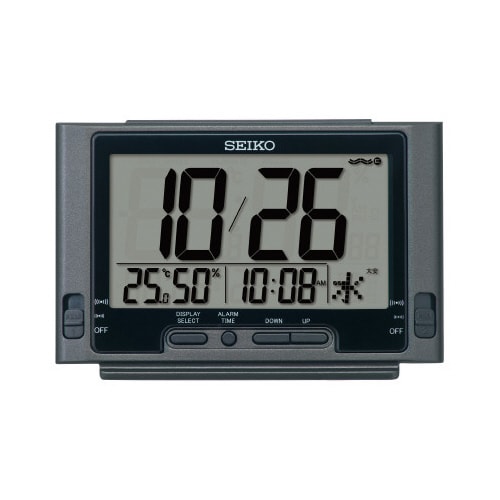 アラーム2チャンネル温湿度切替式電波SQ320K