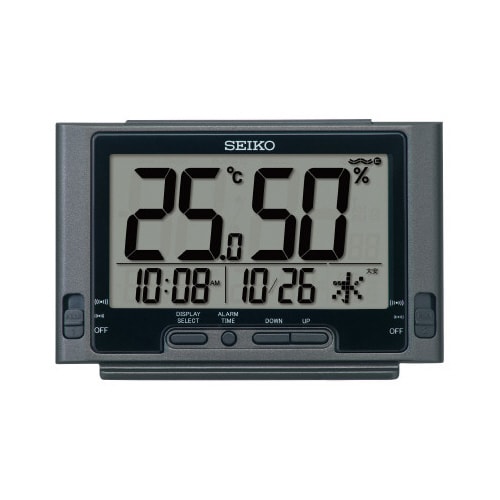 アラーム2チャンネル温湿度切替式電波SQ320K