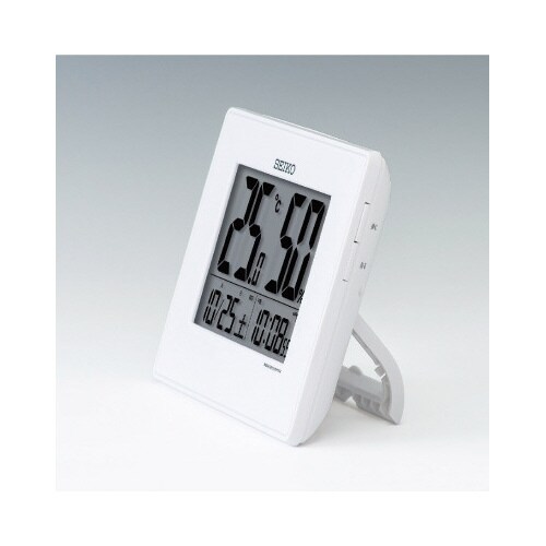 温湿度メイン表示電波時計SQ798W