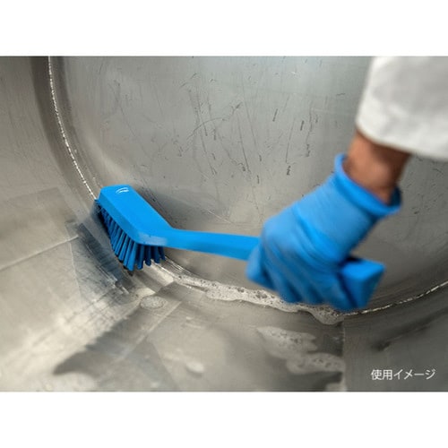 ロングハンドルブラシスリム青4185 10パック