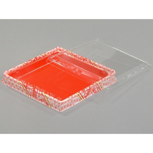 ちらし寿司容器UFハカマ折ヒシ小花織セットN12P