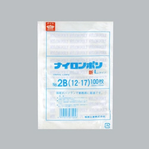 ナイロンポリ新LタイプNo2B 12−17 40袋