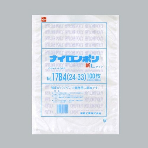 ナイロンポリ新LNo17B4 24−33 12袋