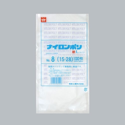 ナイロンポリ新LタイプNo.8 15−28 24袋