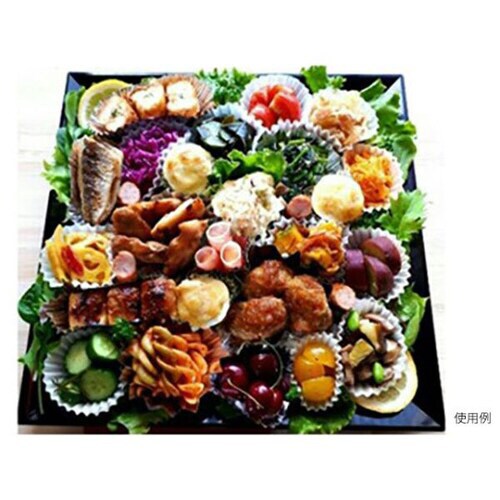 角皿(20) 黒本体 12パック