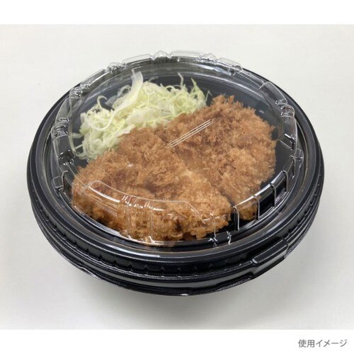 TNパイン17−A 黒中皿 12パック