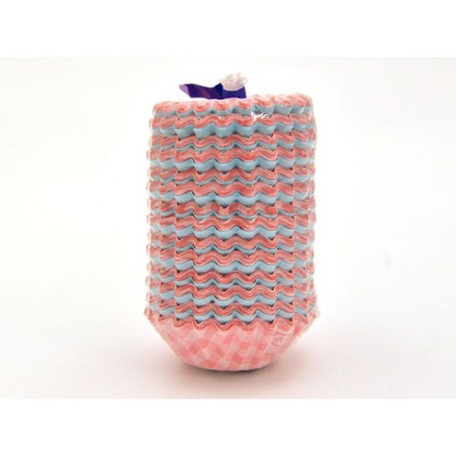 OPPフレアケース5Fチェックピンク 100パック