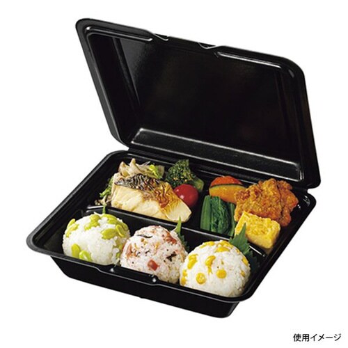 Kランチ−53−T 耐熱 ブラック 16パック