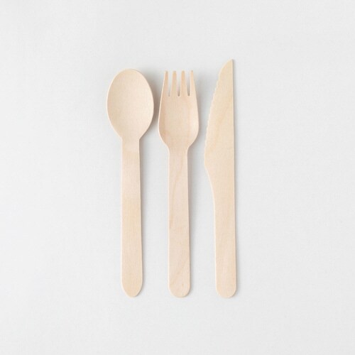 木製3点セット 160 紙完封袋(茶色) 20袋