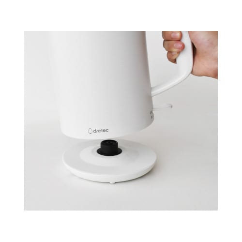 電気ケトル「タルボ」1.0L ホワイト