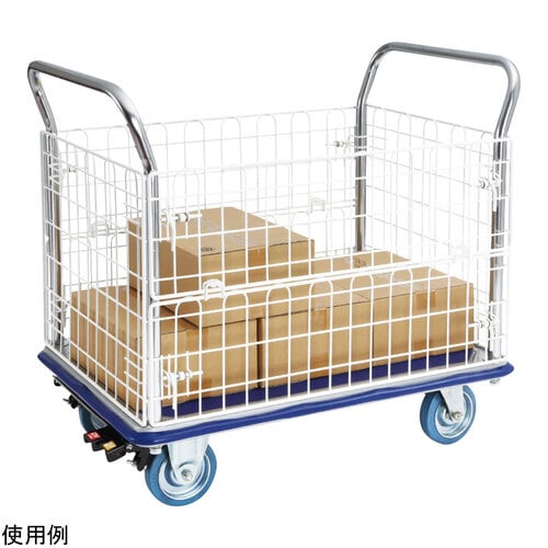 ナイロンコート金網台車 NK307NC−ST