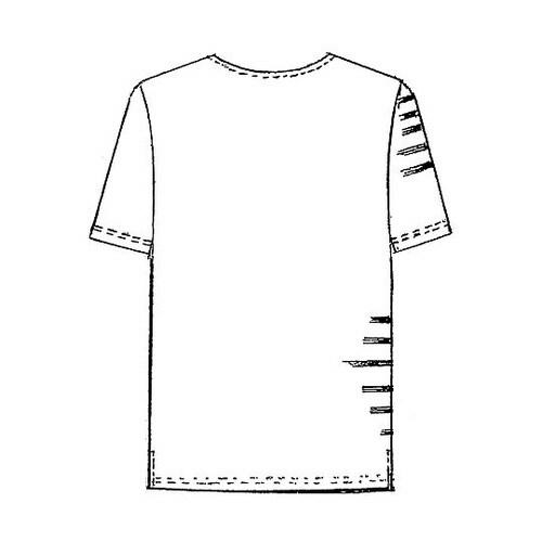 ボーダーTシャツホワイトxネイビー