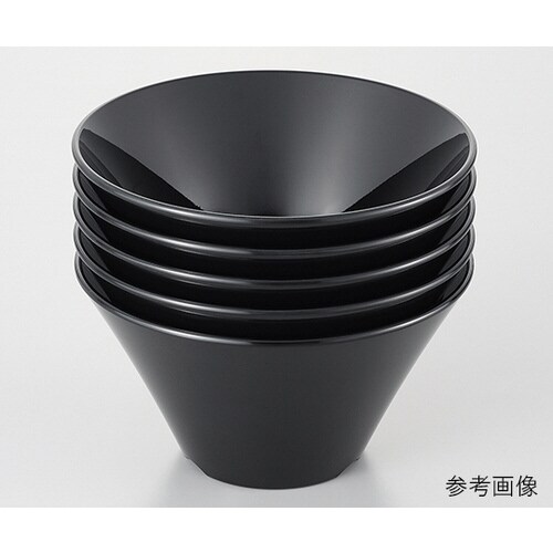 シンプル食器 めん鉢15 黒 SP−87B